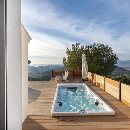 4 Etoiles Vue Sur Les Iles D'or Sea And Mountain Pleasure Vue 180 Villa *
