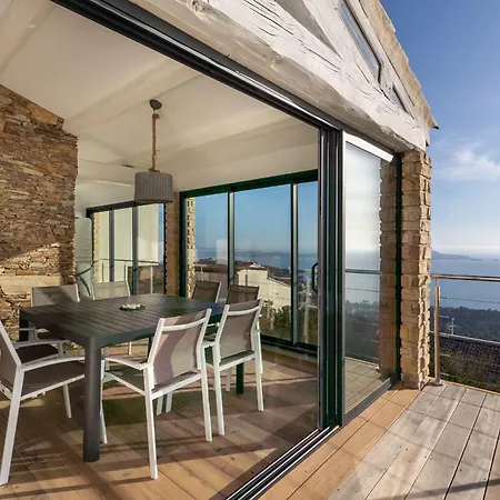 4 Etoiles Vue Sur Les Iles D'or Sea And Mountain Pleasure Vue 180 Villa Carqueiranne