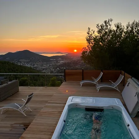 Villa 4 Etoiles Vue Sur Les Iles D'or Sea And Mountain Pleasure Vue 180