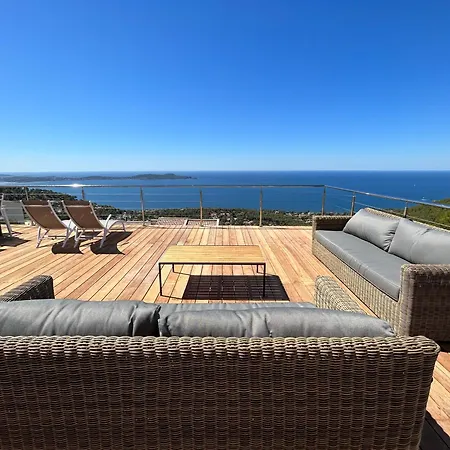 Villa 4 Etoiles Vue Sur Les Iles D'or Sea And Mountain Pleasure Vue 180 *