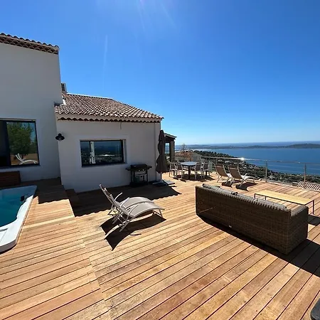 Villa 4 Etoiles Vue Sur Les Iles D'or Sea And Mountain Pleasure Vue 180